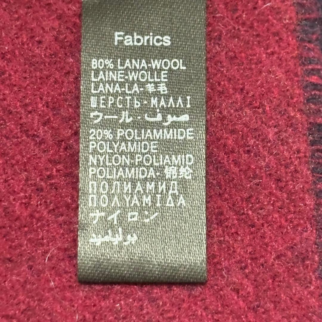 Vivienne Westwood マフラー　紺　ボルドー　リバーシブル　オーブ