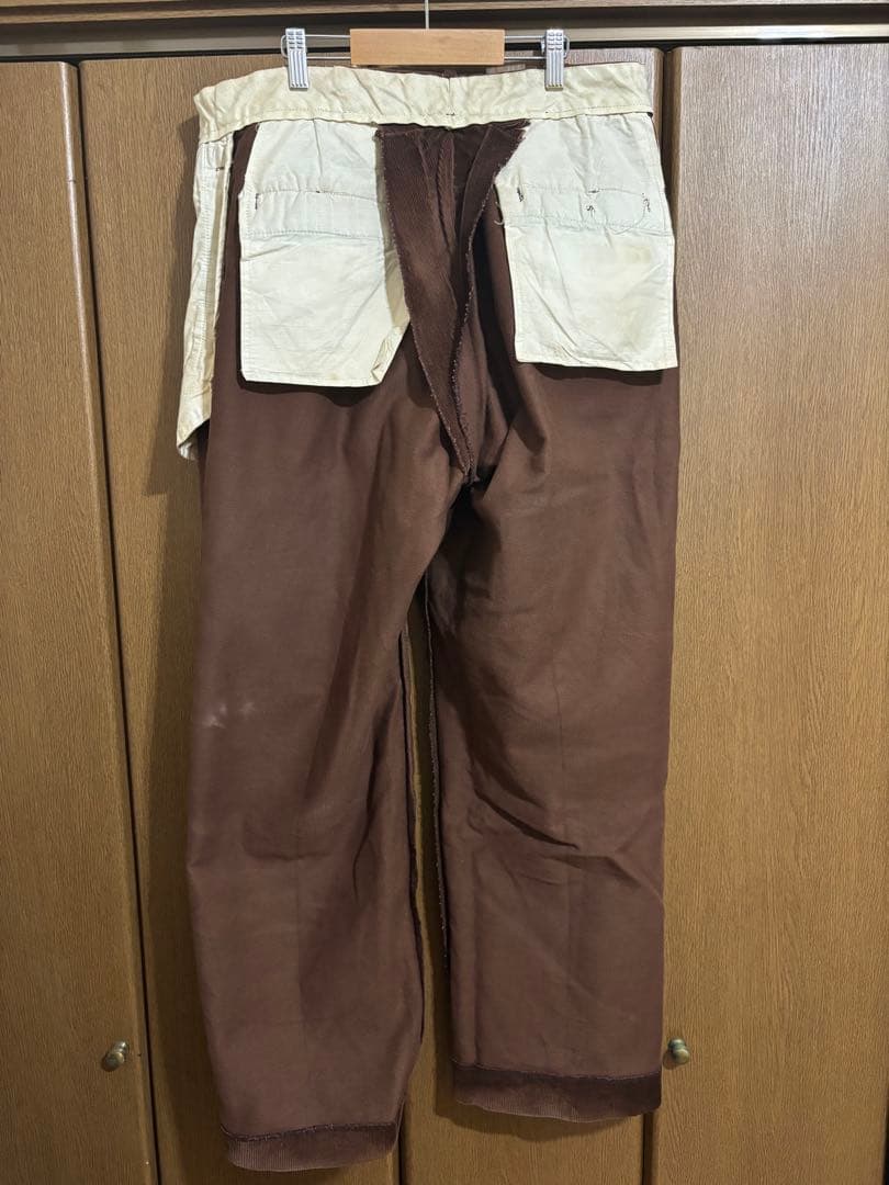 ブラウン コーデュロイ パンツ40’s