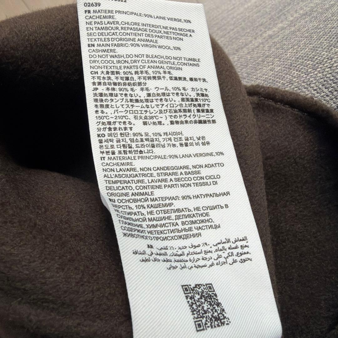 【アミパリス】ami ボクシー ボタンジャケット カシミア ボタン ジャケット