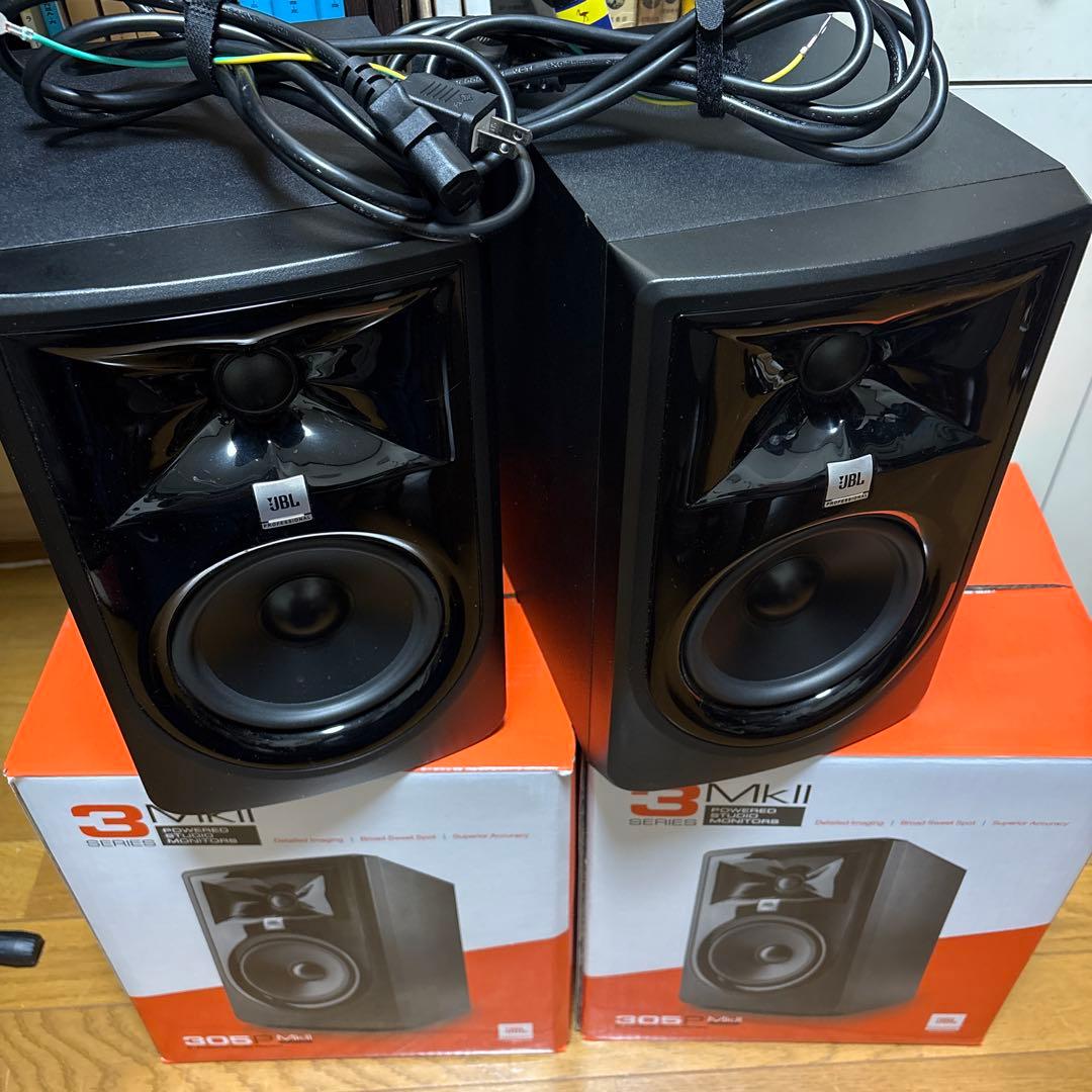 JBL 305P MKII スタジオモニタースピーカー ペア