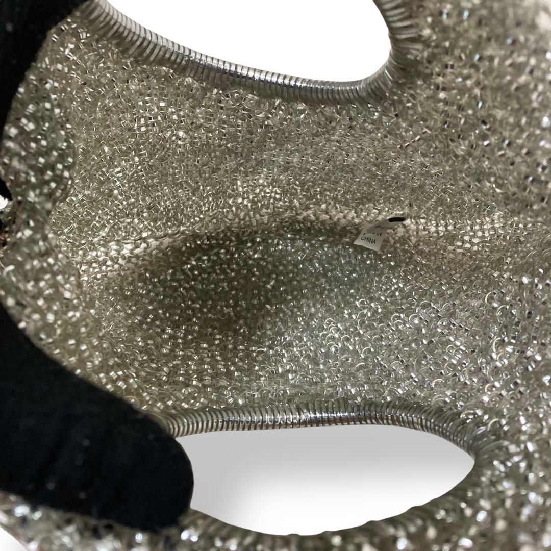 【極美品】アンテプリマ　ワイヤーバッグ　ハンド　リボン　ビジュー　パール　高級感