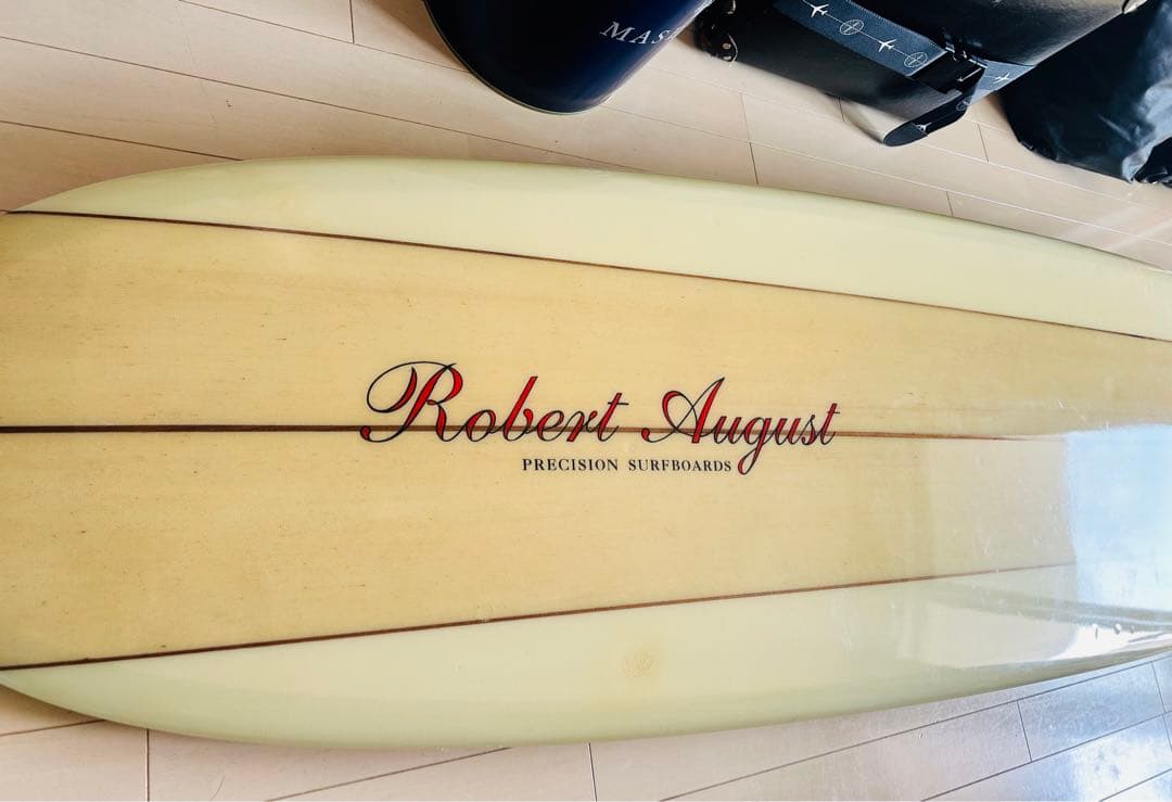 和歌山•磯ノ浦海岸保管　Robert August SURFBOARD•ロング