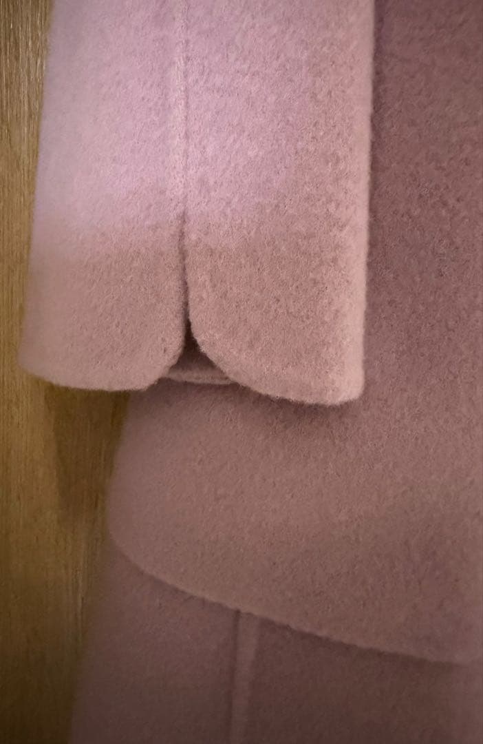 ANAYI アナイ　ロングコート　ピンク　Sサイズ