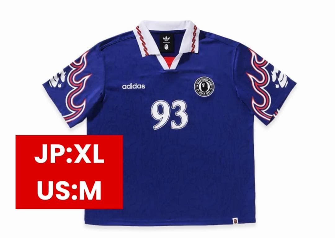 XLサイズ BAPE x adidas Flame Jersey