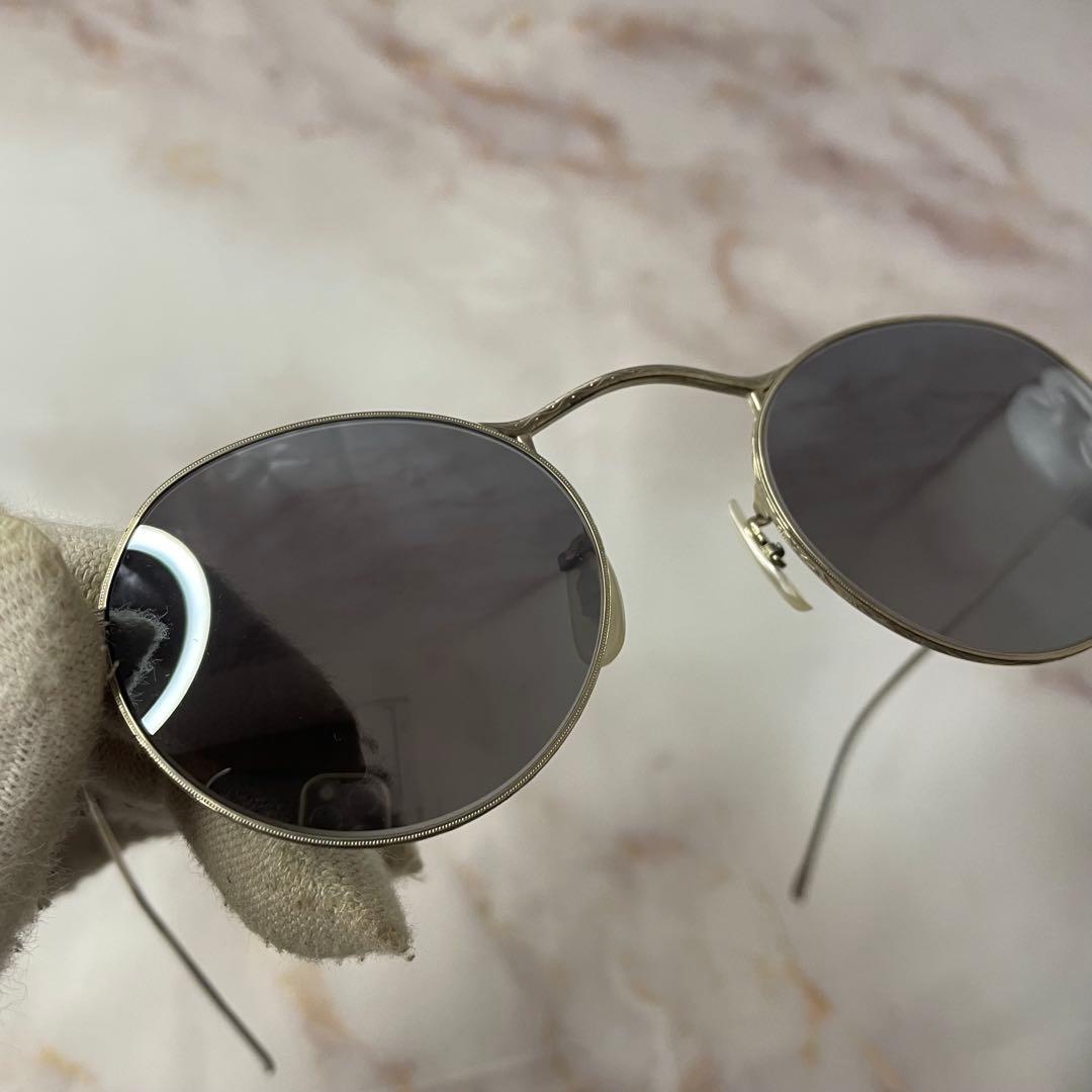 oliver peoples ラウンド Y2K アンティーク サングラス 貴重