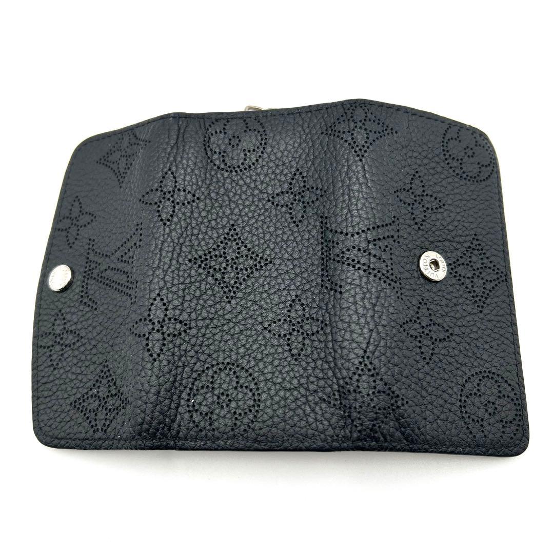 LOUIS VUITTON ヴィトン マヒナ 4連キーケース パンチング レザー