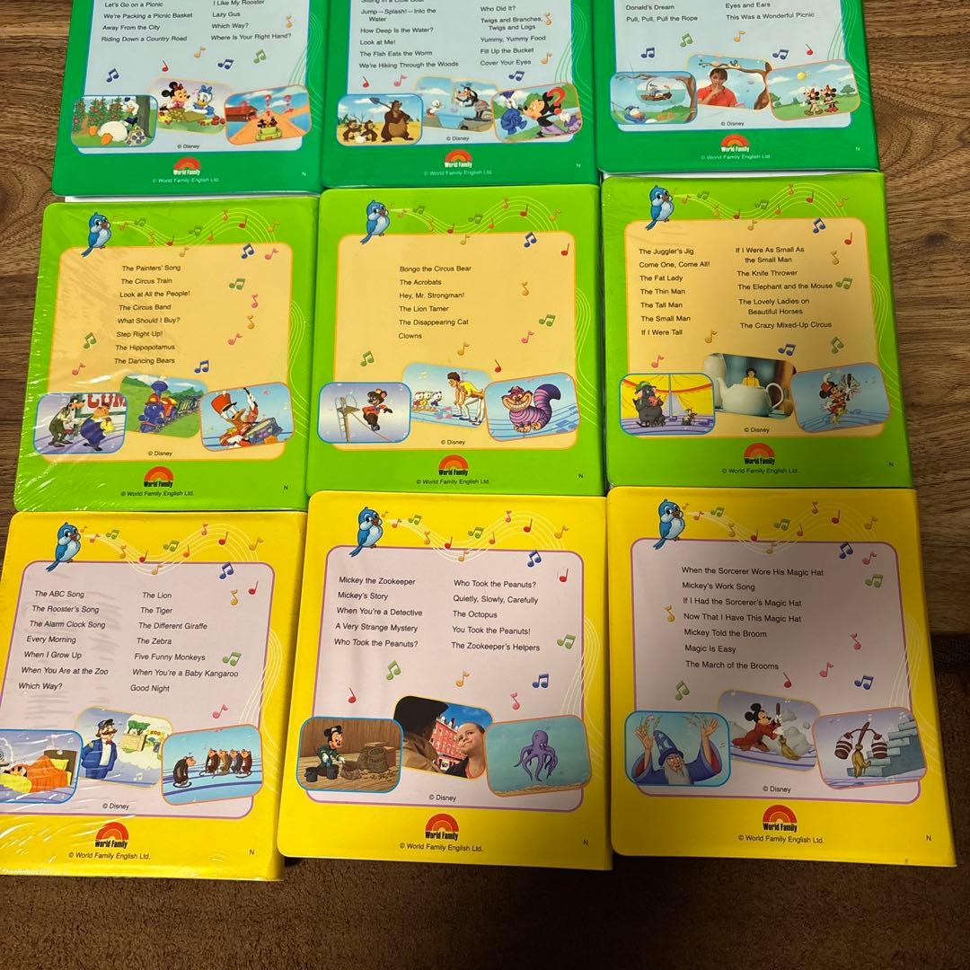 再値下げディズニー シングアロング DVD 1〜12巻セット新子役おまけ付き！