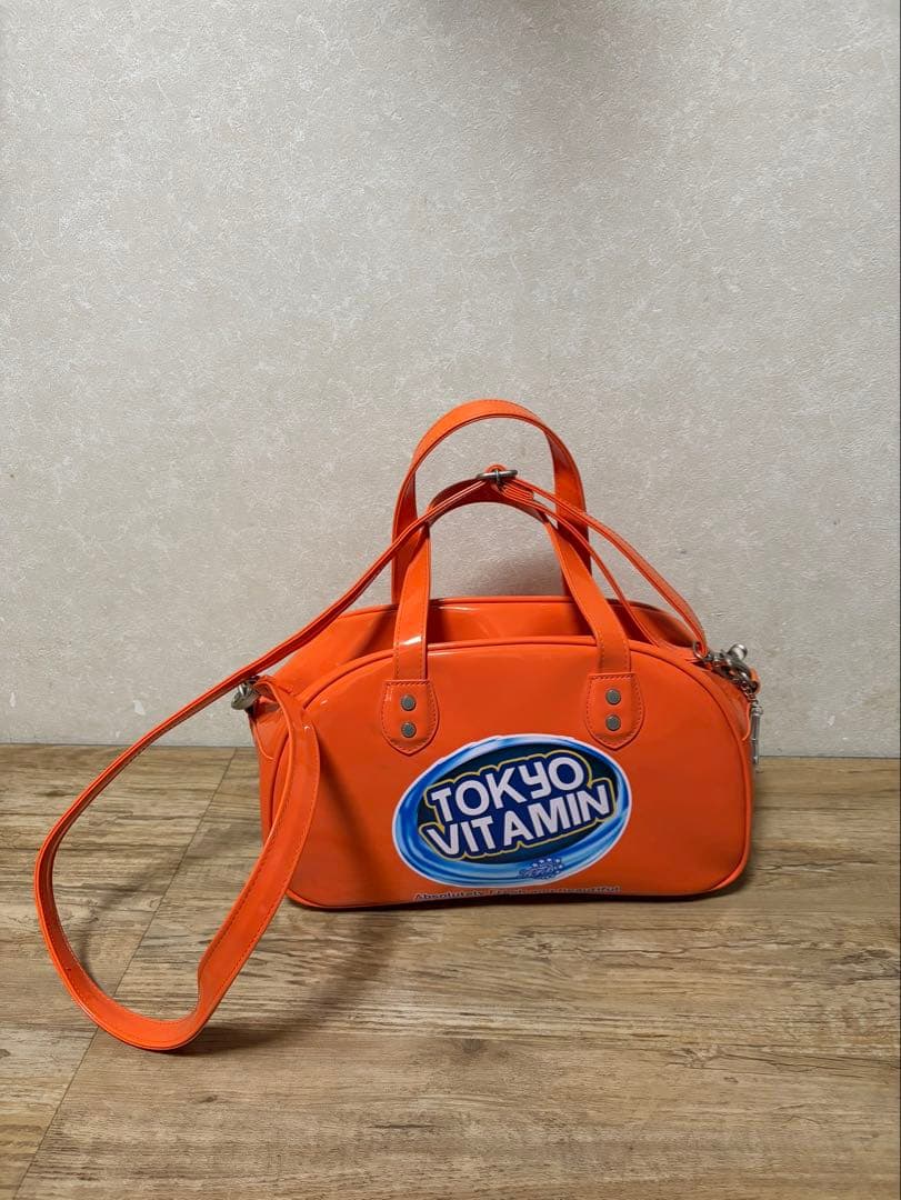 TOKYO VITAMIN ボストンバッグ オレンジ
