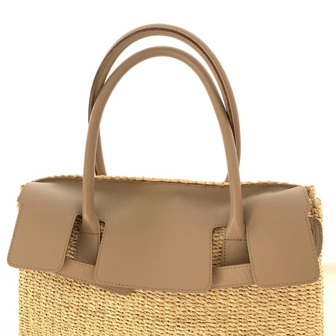 【未使用品】the bagmati カゴバッグ レザー ザバグマティ