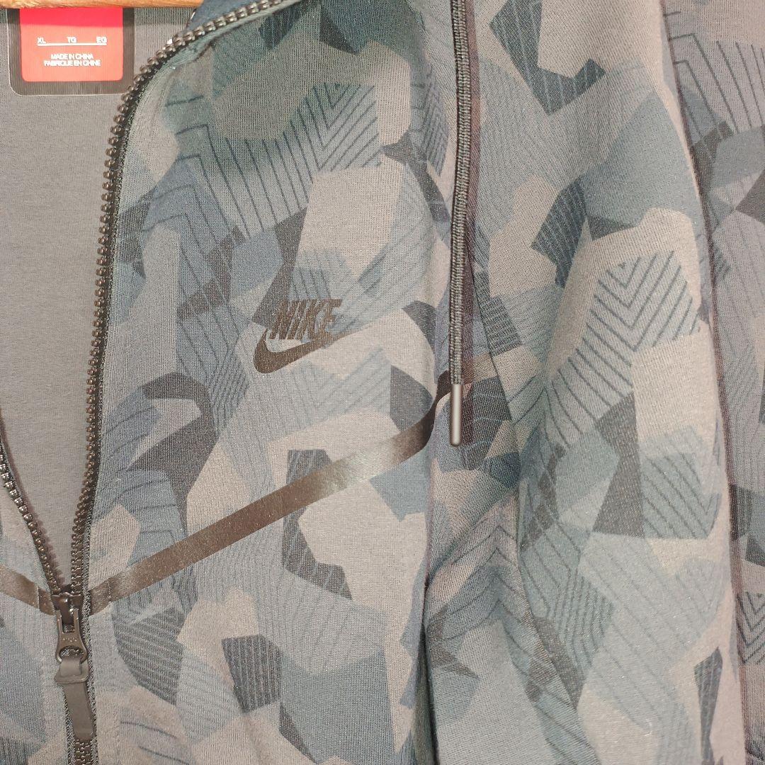 Nike ナイキ テックフリース ダークカモフラ ジャージ上下セット 上XL M