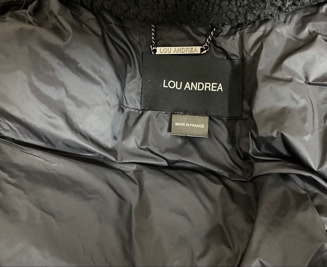 アパルトモン/ ルーアンドレア ２WAY DOWN VEST ブラック