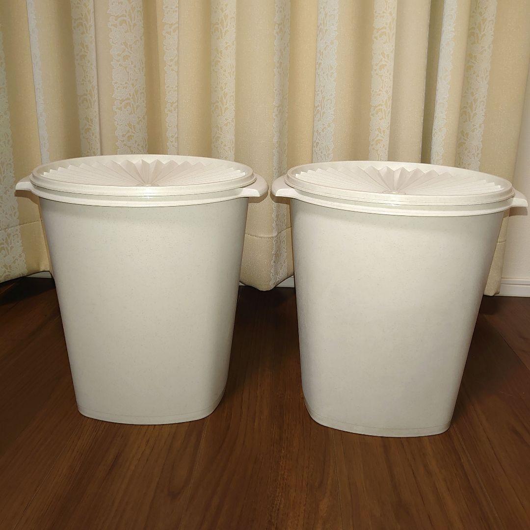 タッパーウェア　マキシクイーンデコレーター　11L　2個セット　レトロ　保存容器