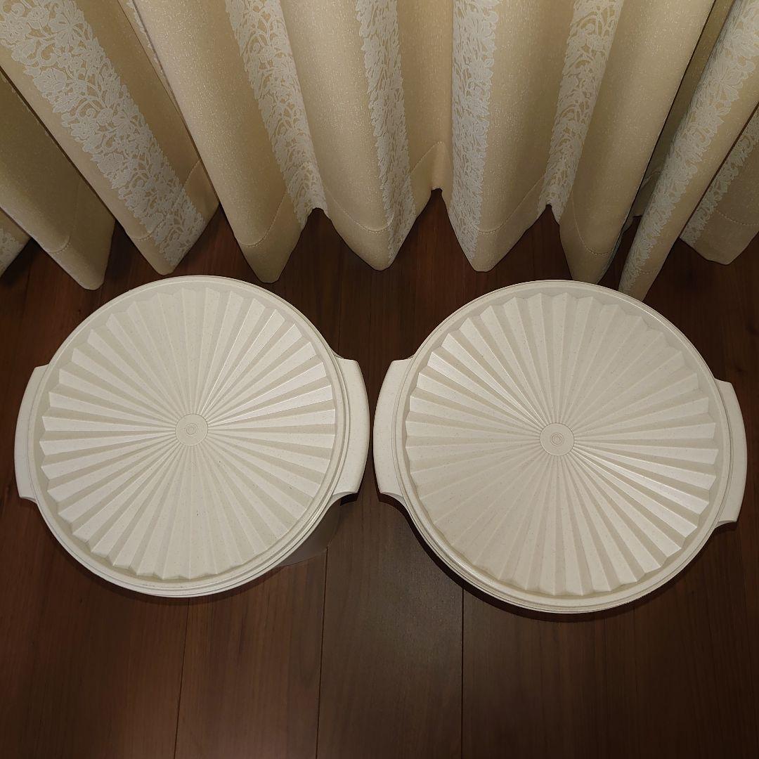 タッパーウェア　マキシクイーンデコレーター　11L　2個セット　レトロ　保存容器