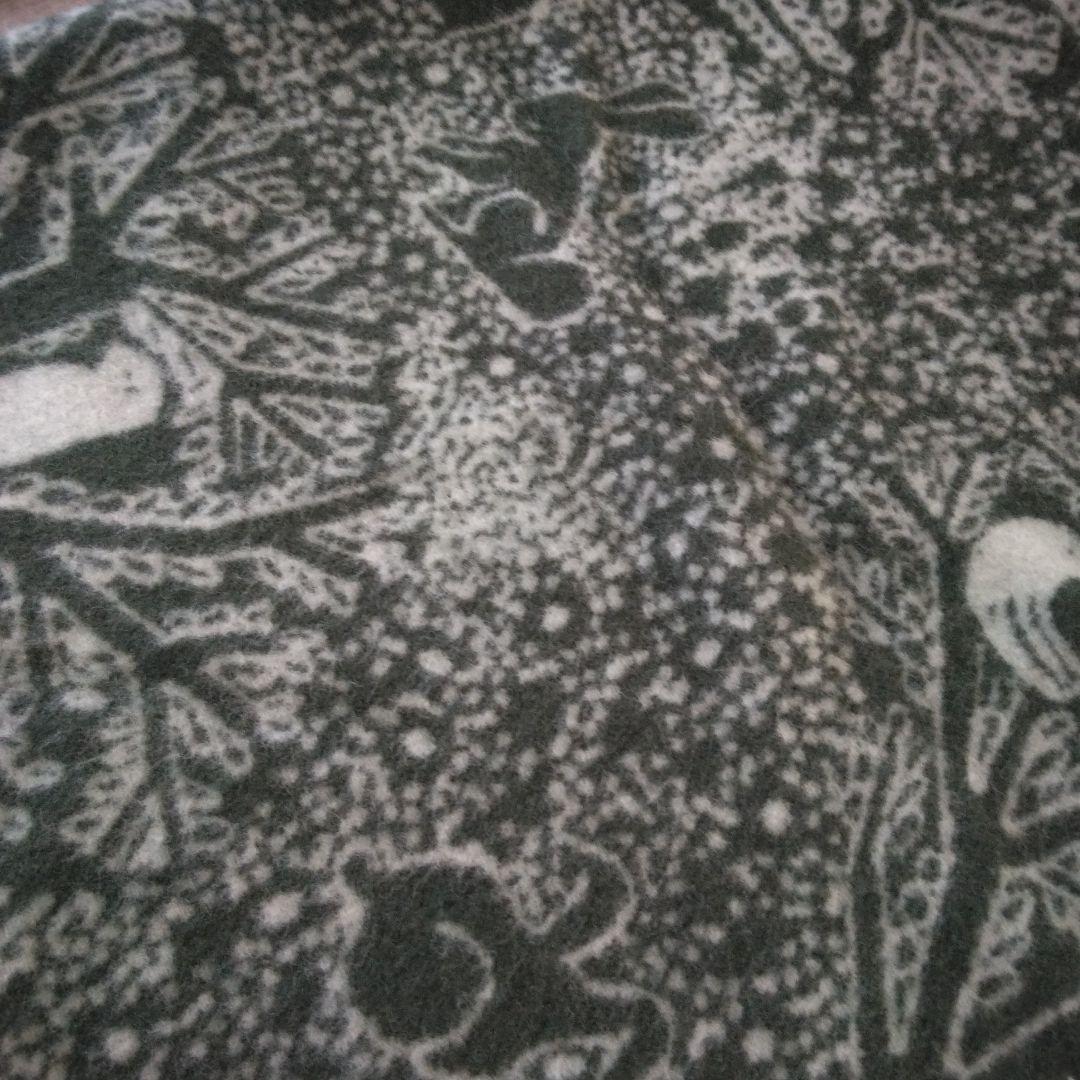 【美品】ミナペルホネン クリッパン 10周年　ウールブランケット