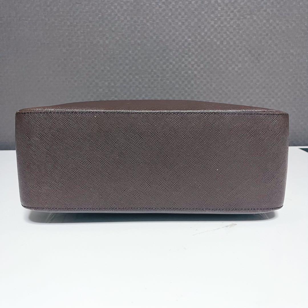 バーバリー ノバチェック トートバッグ ハンドバッグ ブラウン レザー