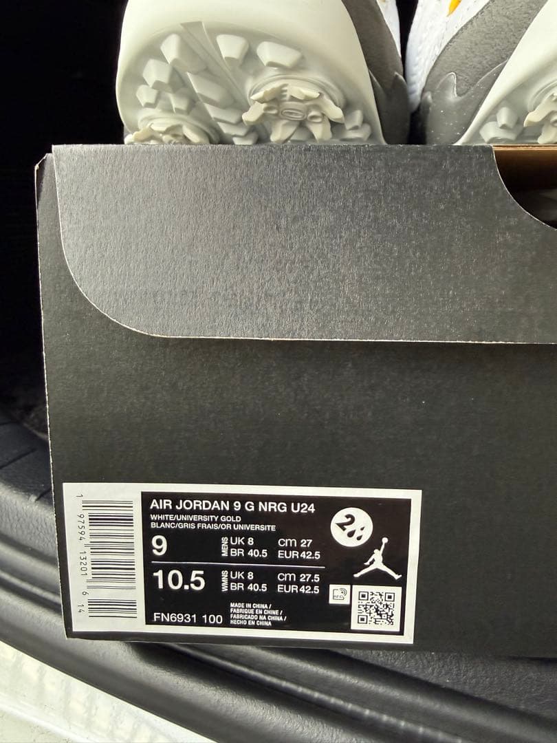 シューズ(男性用) Nike Air Jordan 9 Low Golf \"US Open\"27cm