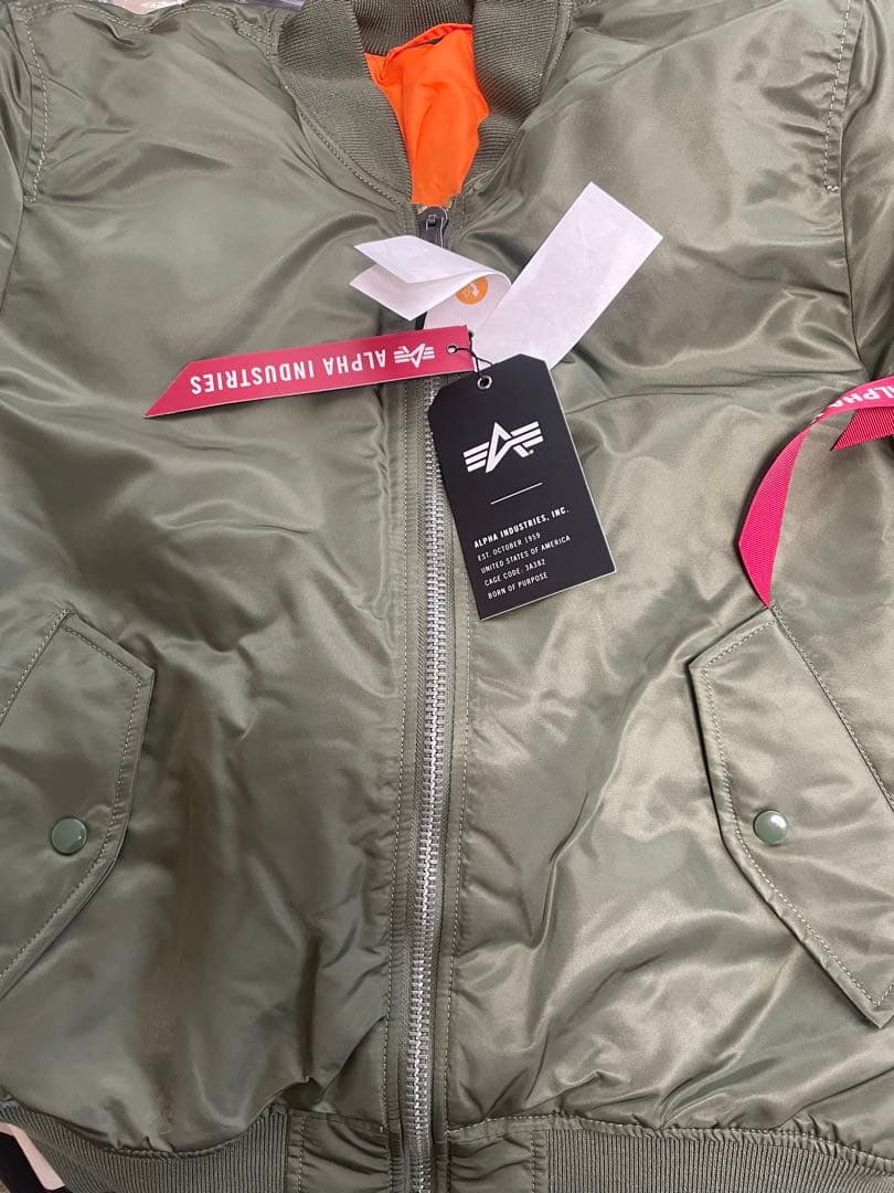 ALPHA INDUSTRIES MA-1 Sage Green Lサイズ