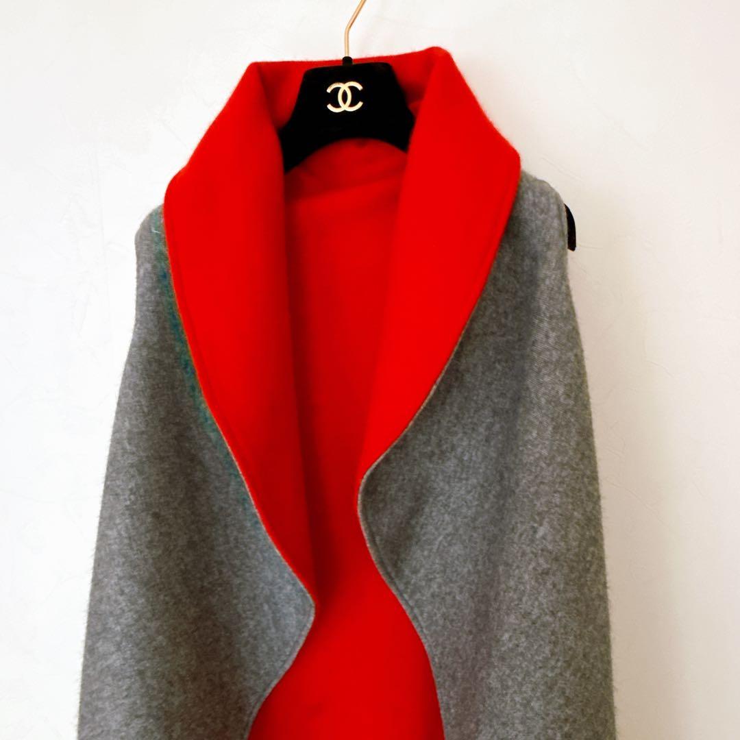 美品✨　MAX&Co カシミヤ55% リバーシブル ニット　ベスト　ジレ