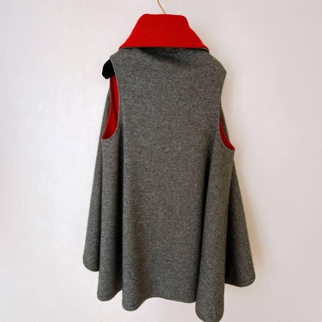 美品✨　MAX&Co カシミヤ55% リバーシブル ニット　ベスト　ジレ