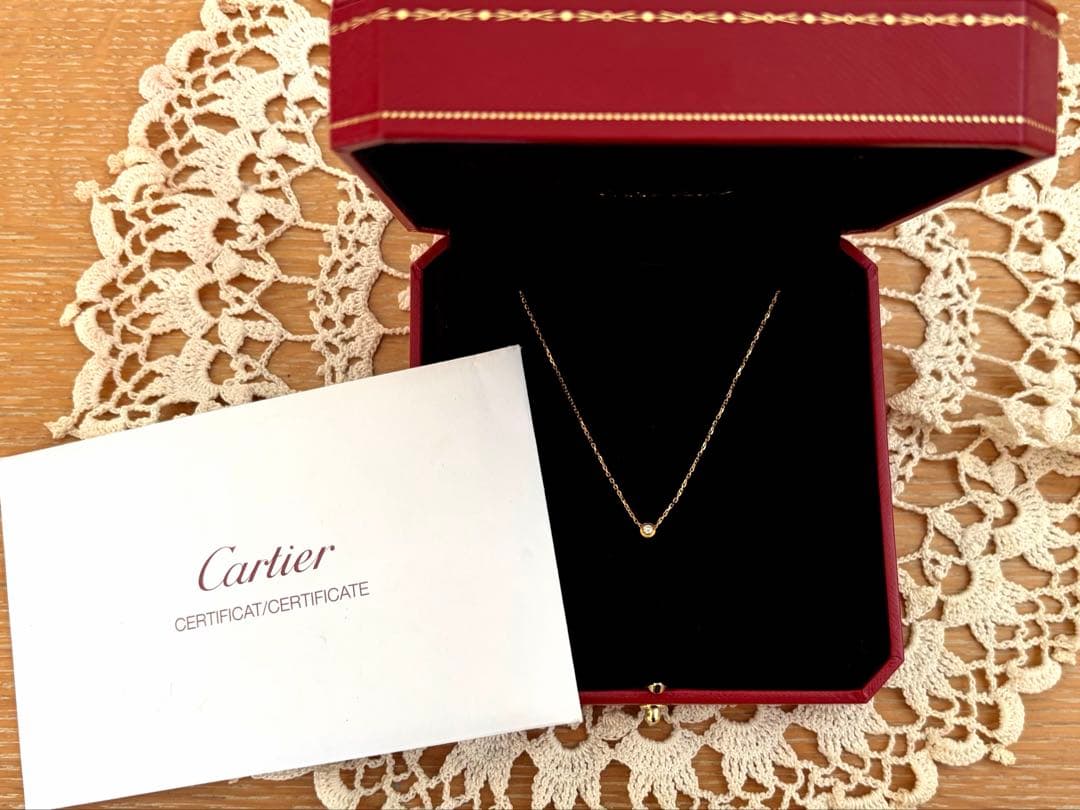 Cartier ダムールネックレスXS イエローゴールド