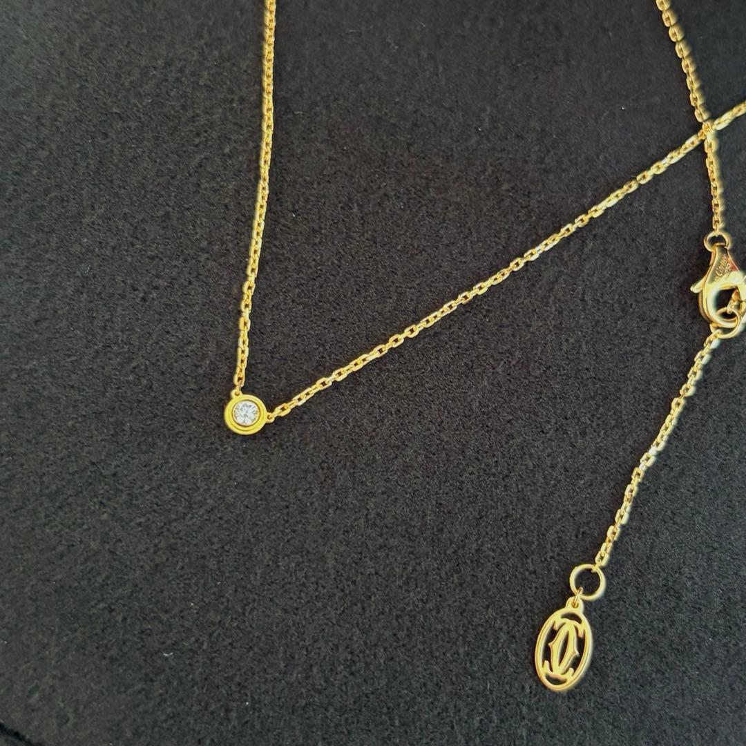 Cartier ダムールネックレスXS イエローゴールド