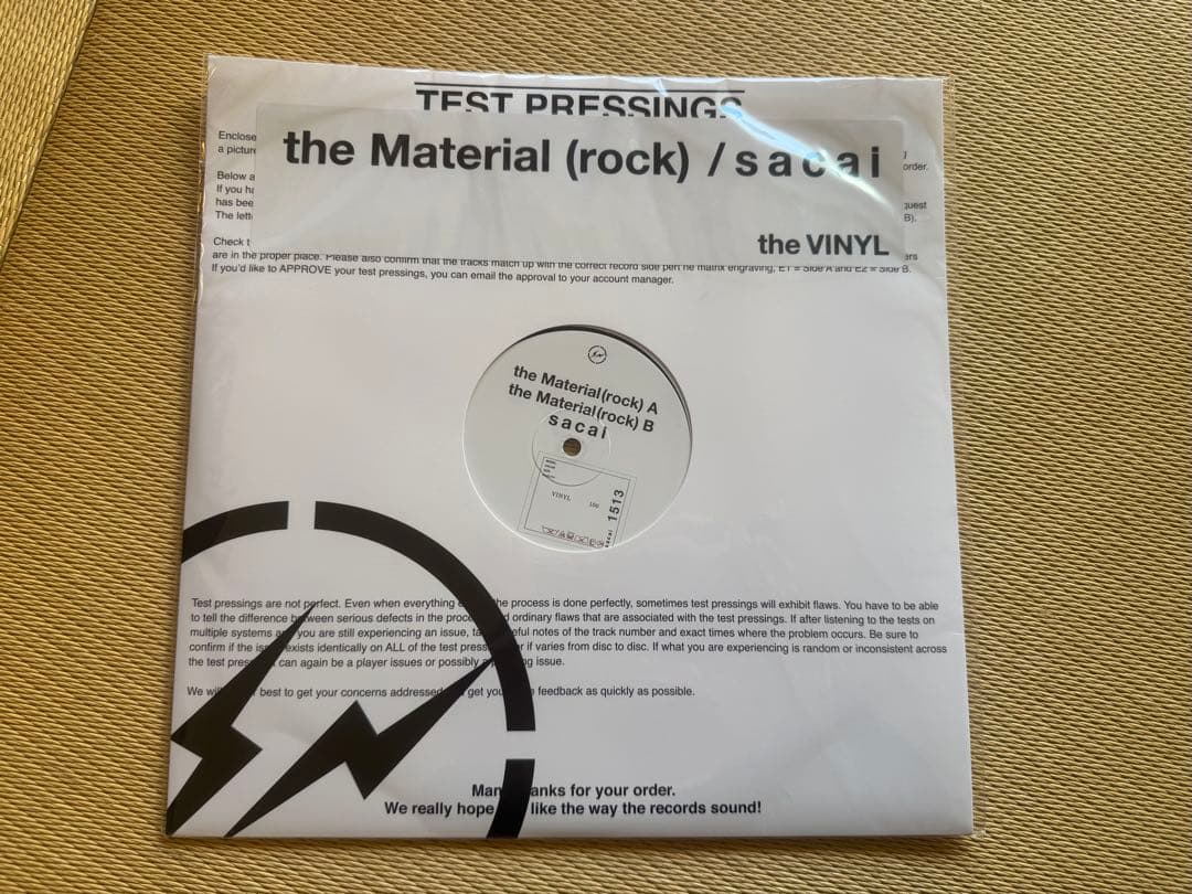 sacai × fragment レコード the VINYL colette