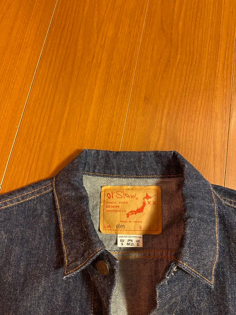 濃紺 デニム Gジャン　orSlow　M 美品