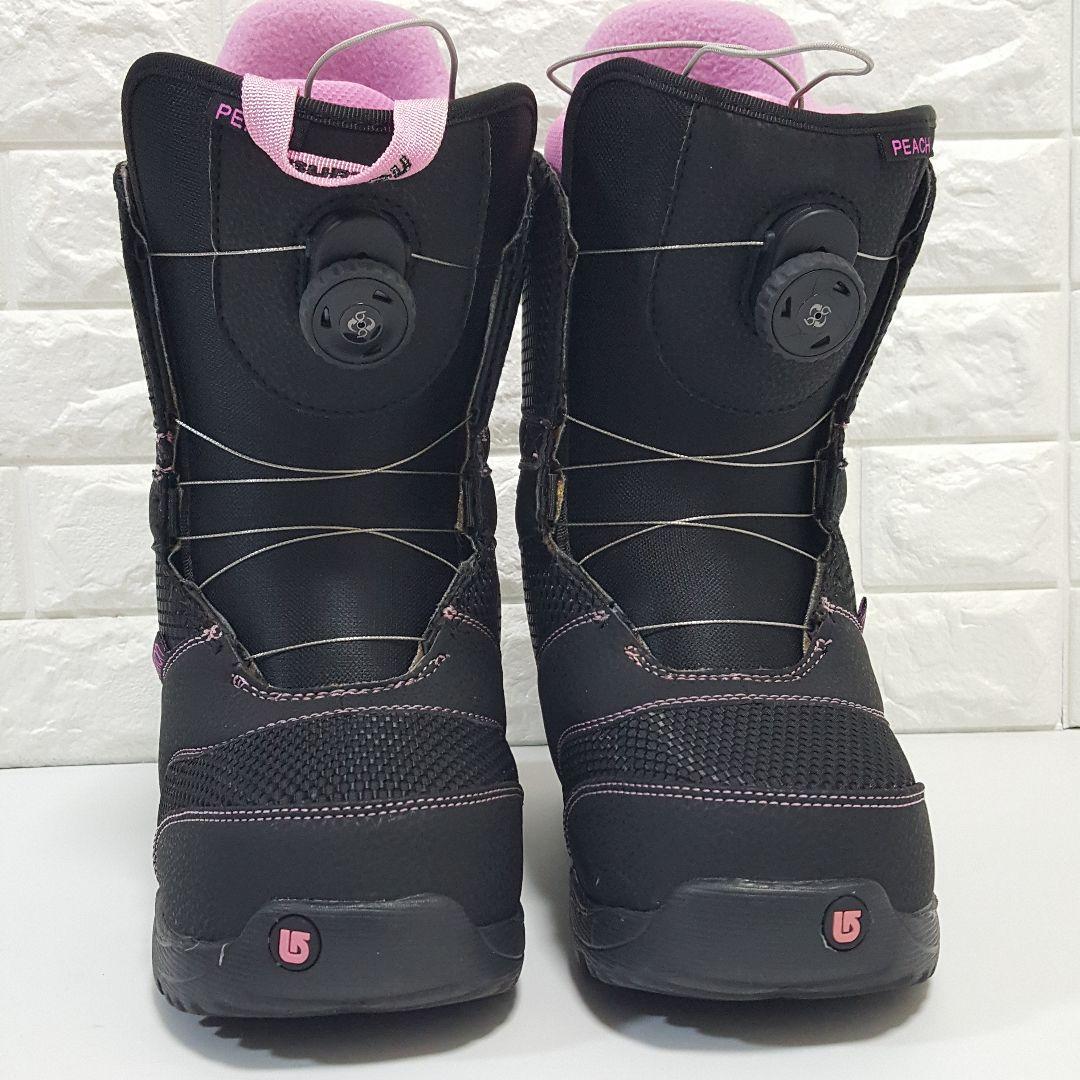 極美品 バートン レディース スノーボードブーツ PEACH BOA 黒 24