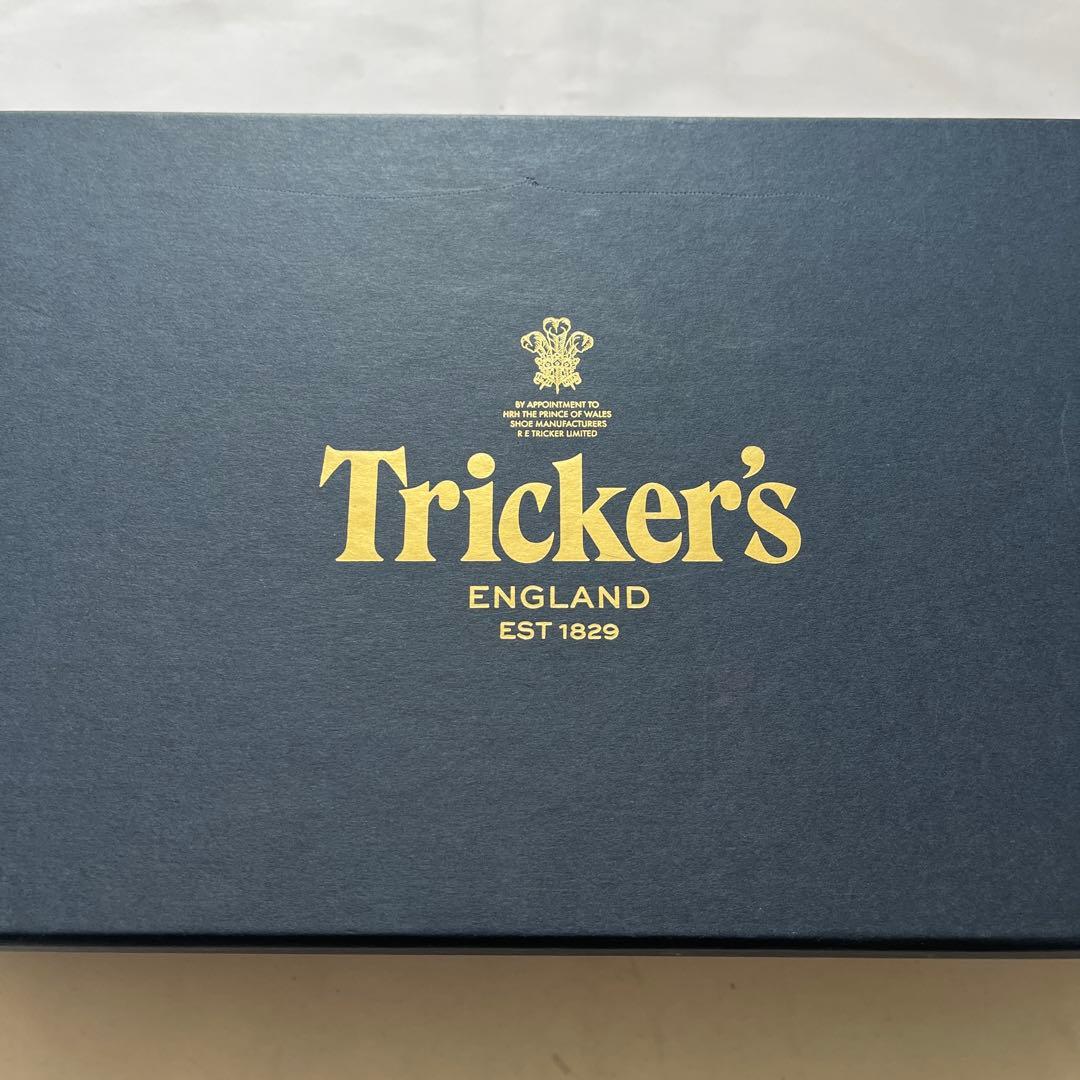 Tricker'sスウェード茶ブローグ7