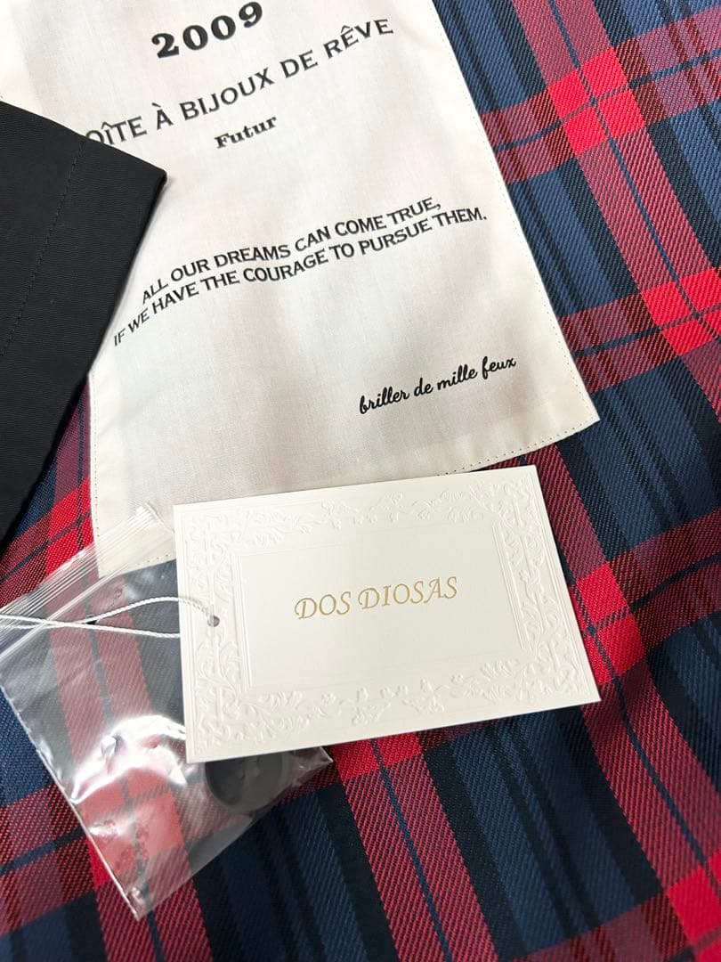 ❤️新品未使用❤️DOS DIOSASドスディオサスバックチェックトレンチコート38