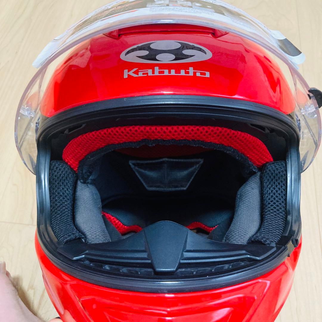 ★良品★Kabuto RT-33 レッド M size 57〜58cm