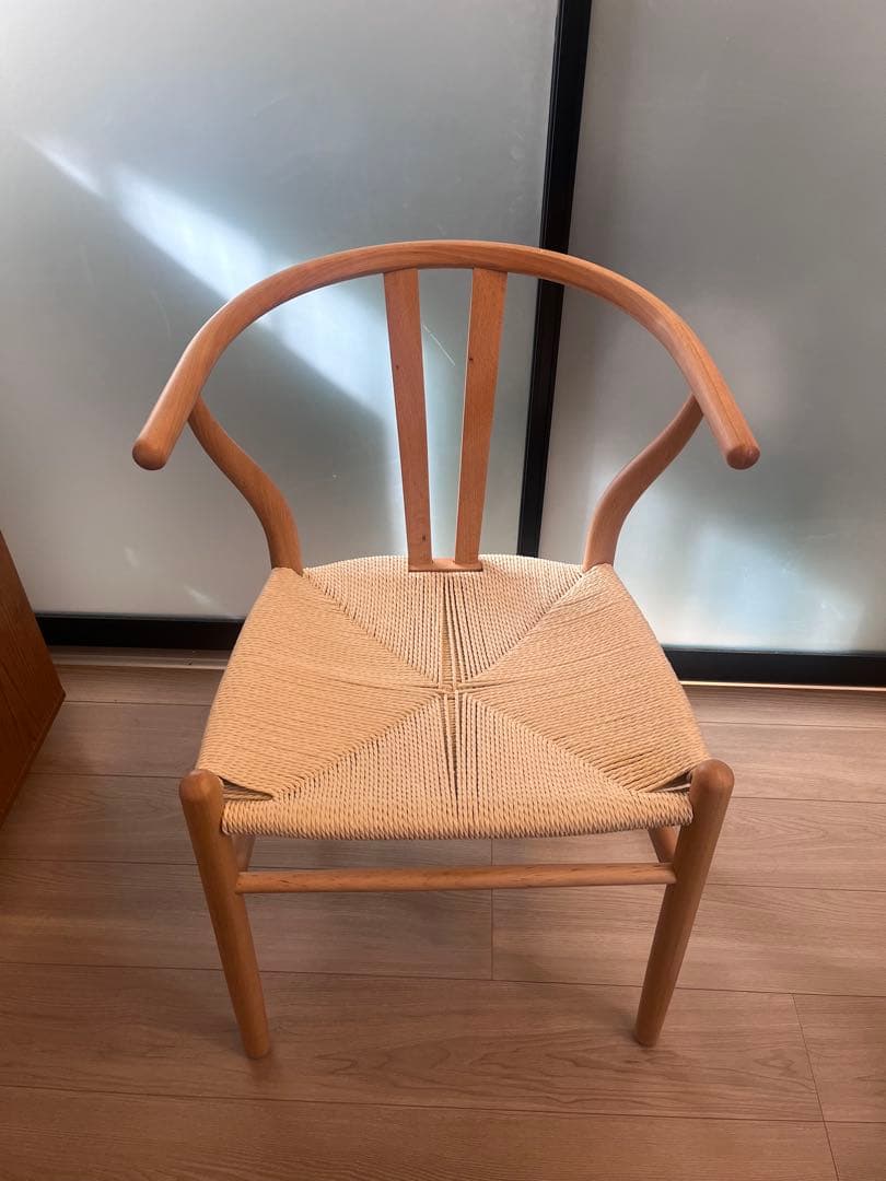 手前味噌　ペーパーコードチェア①Yチェアリプロダクト　川崎市直接受け取り