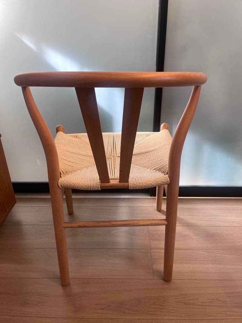 手前味噌　ペーパーコードチェア①Yチェアリプロダクト　川崎市直接受け取り