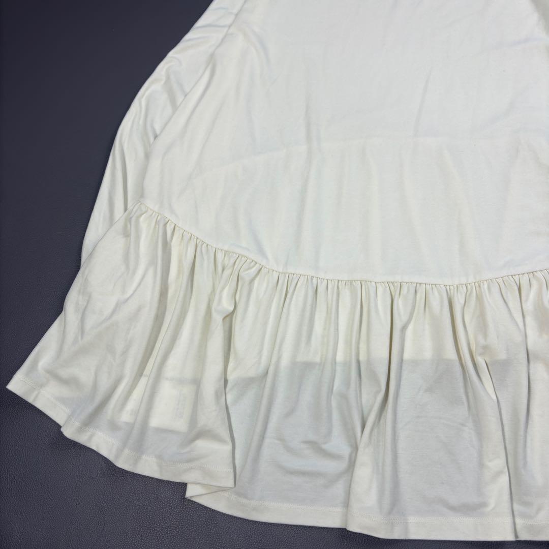 【25AW 】CYAN tokyo ラウンドギャザーウォームドルマンTOPS 白