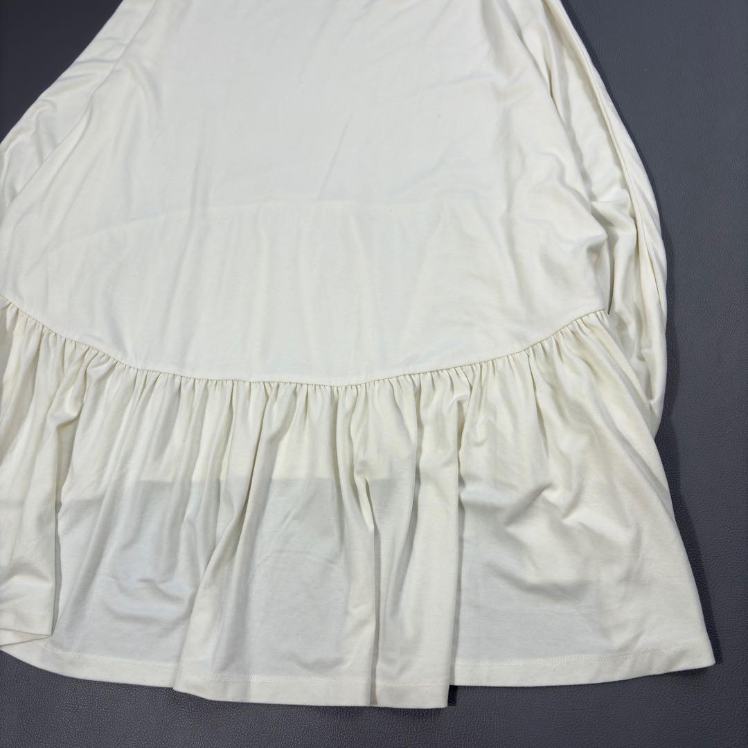 【25AW 】CYAN tokyo ラウンドギャザーウォームドルマンTOPS 白