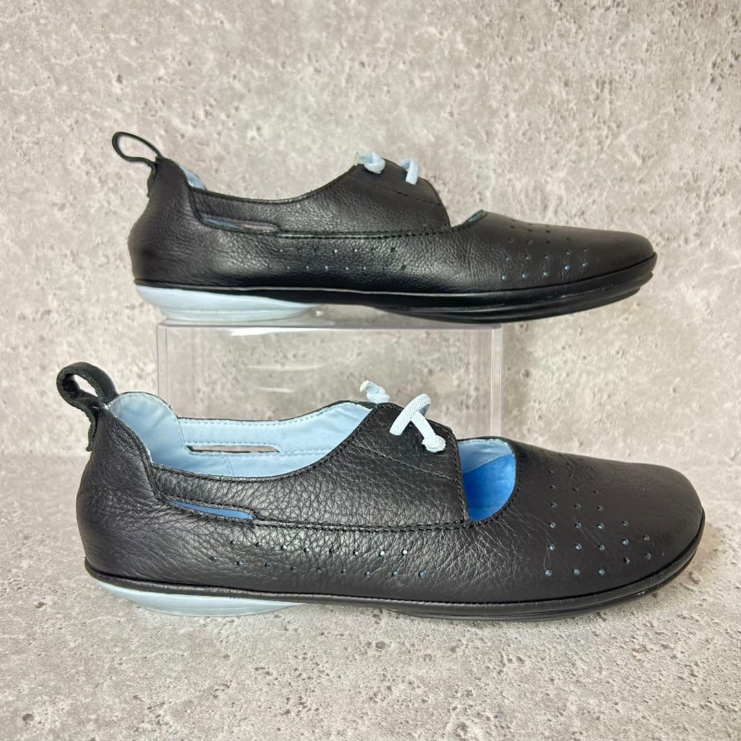 【美品】CAMPERカンペール ライトニナ レザー フラットシューズ