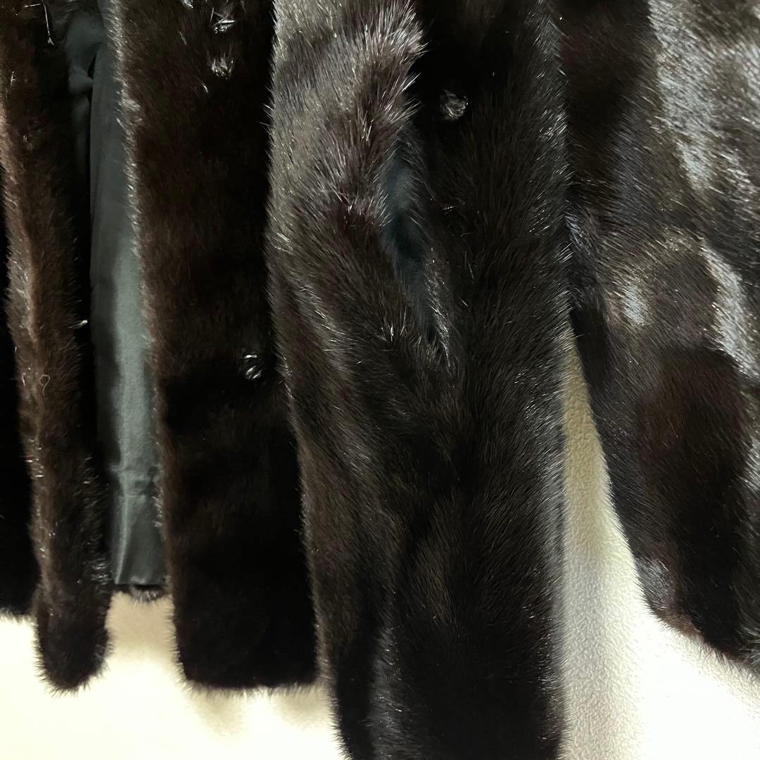 SAGAMINK 毛皮 ブラック ダークブラウン ミンク