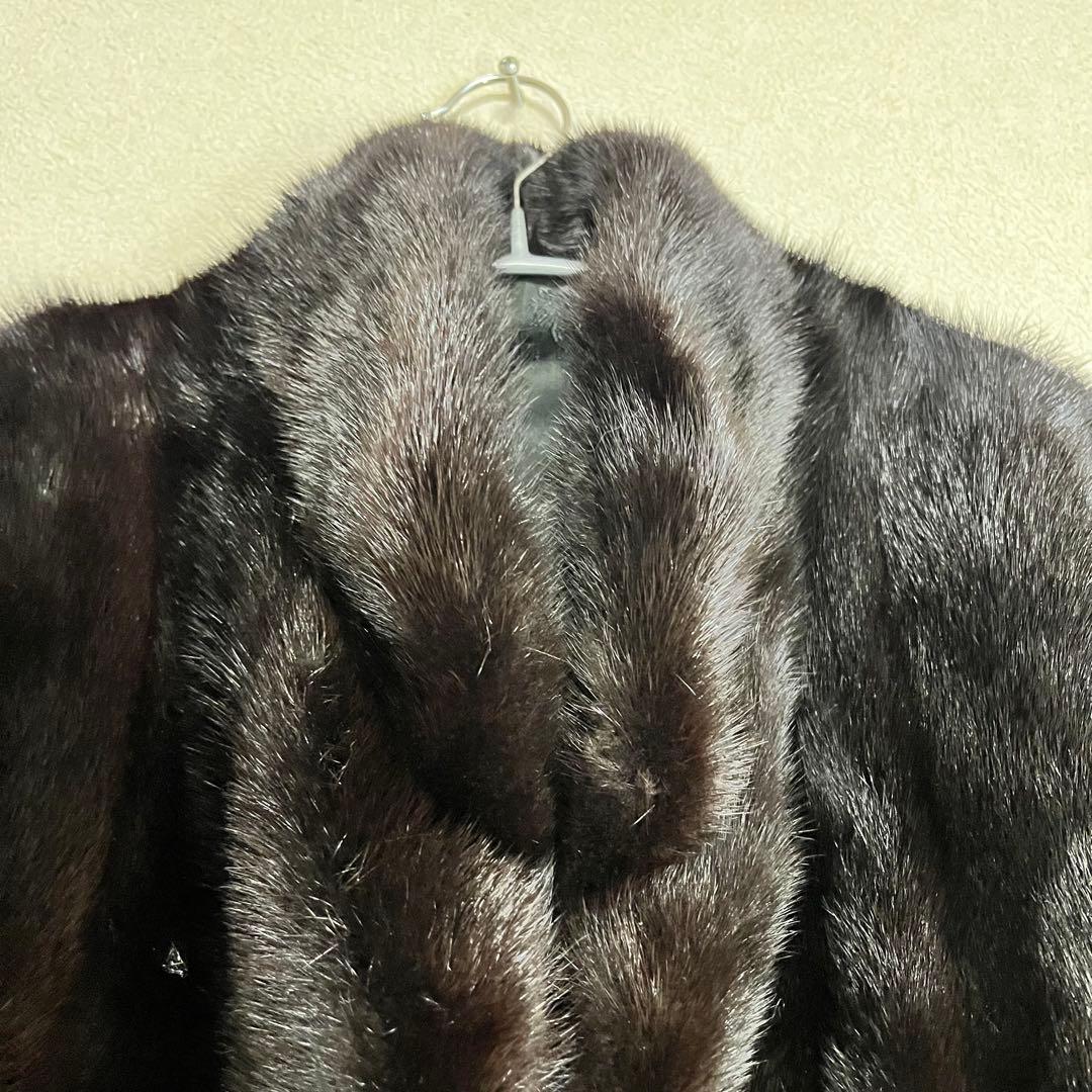 SAGAMINK 毛皮 ブラック ダークブラウン ミンク