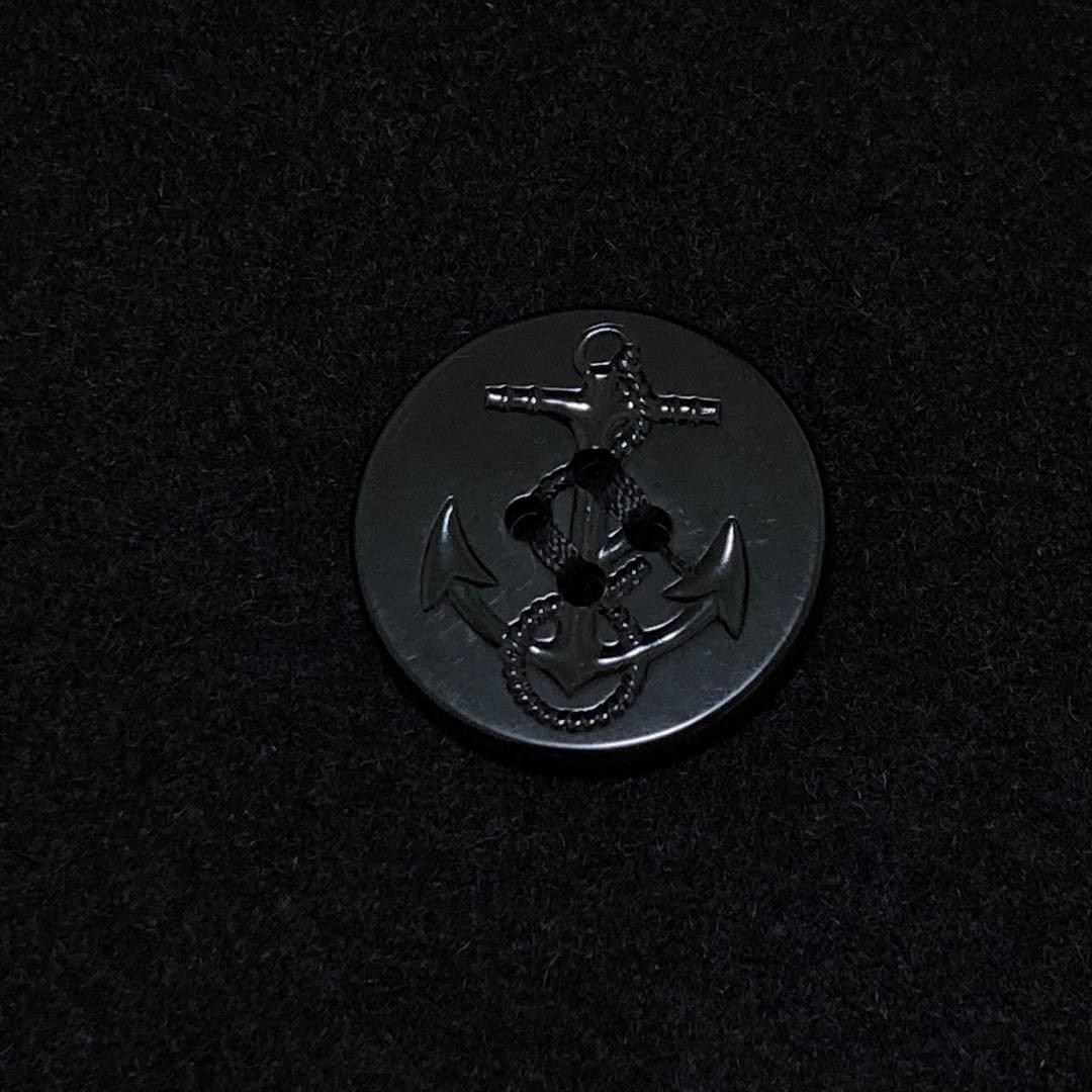 美品 ショット ピーコート ピージャケット 極厚極暖 L相当 740N ブラック