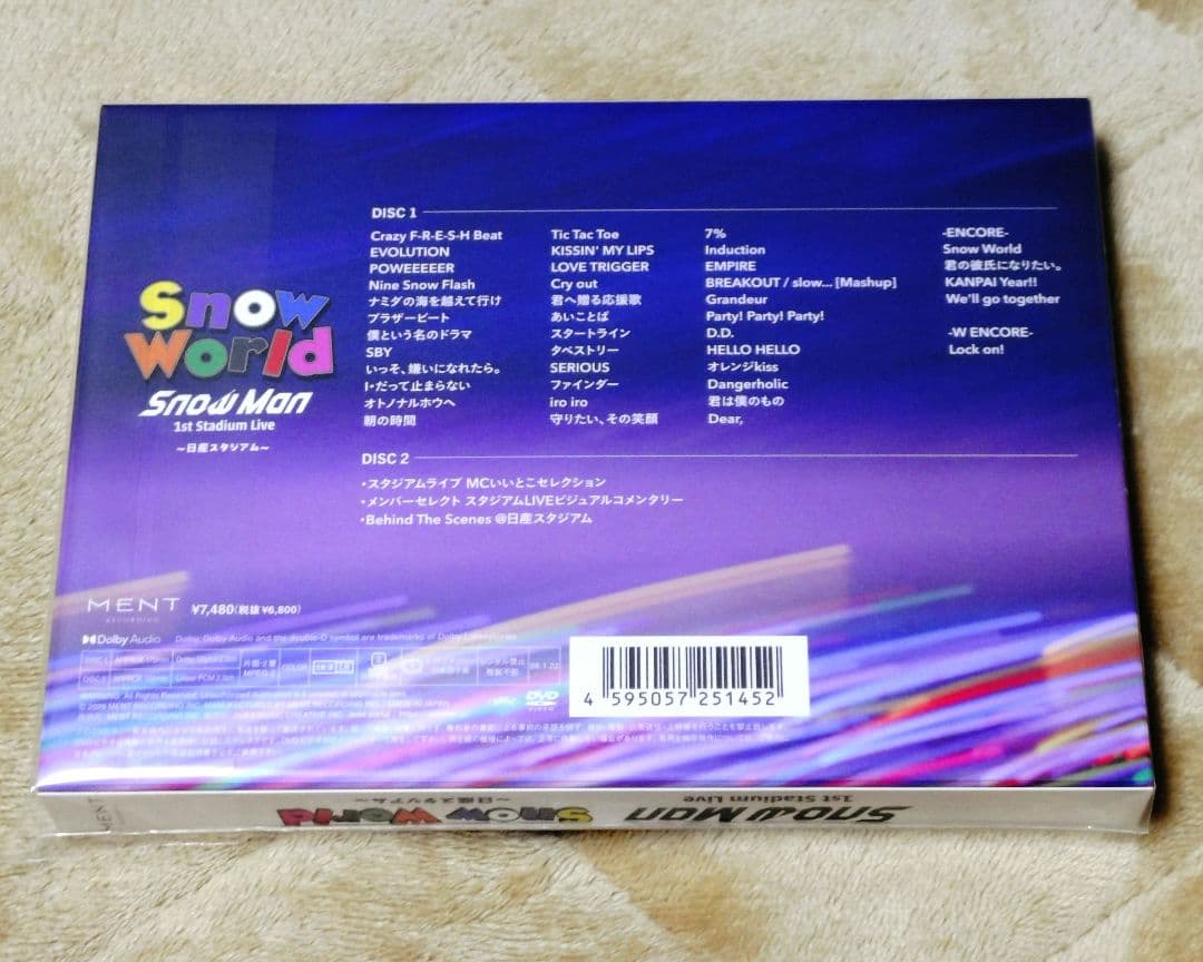 【新品】DVD  Man  World 日産スタジアム FC限定