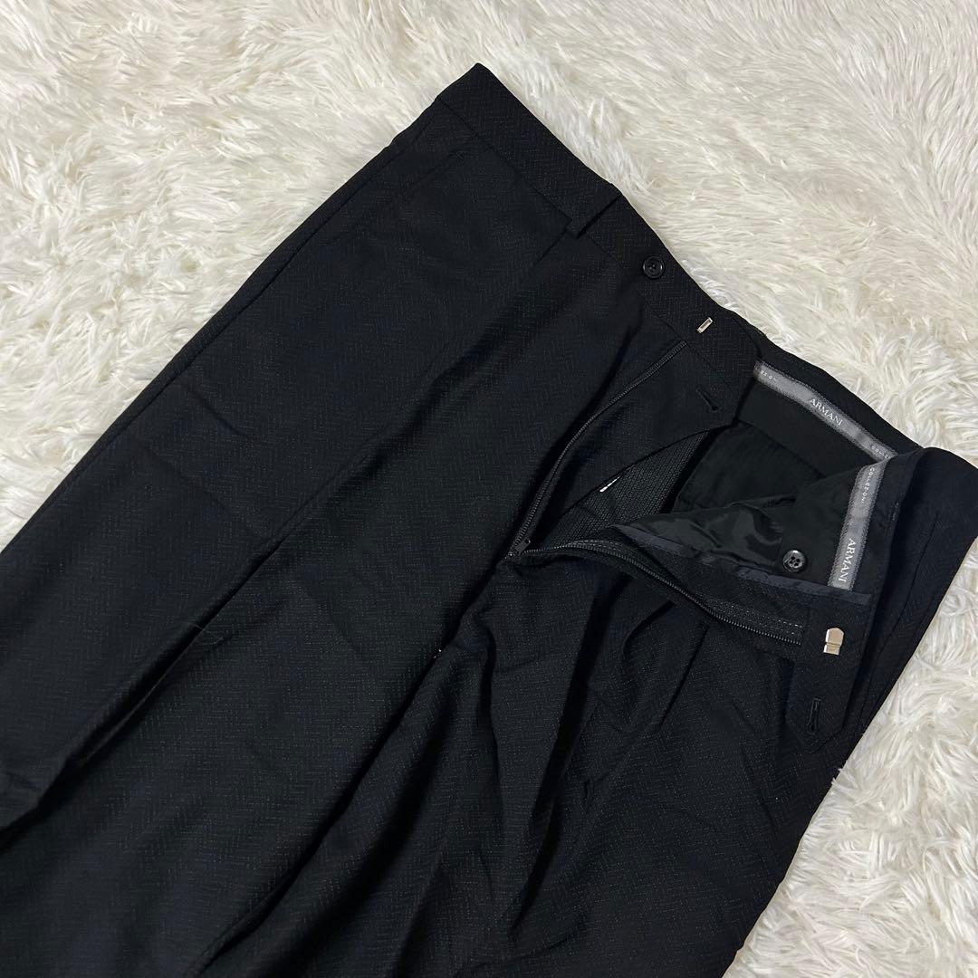 ARMANI ビジネススーツセットアップ パンツ ブラック 54/R