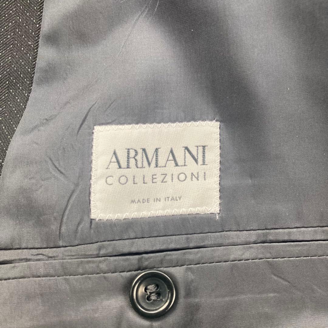 ARMANI ビジネススーツセットアップ パンツ ブラック 54/R