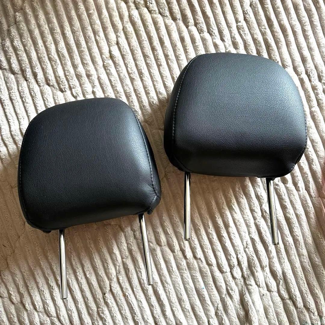 アルファード・ヴェルファイア s.z.x ヘッドレスト ブラックレザー