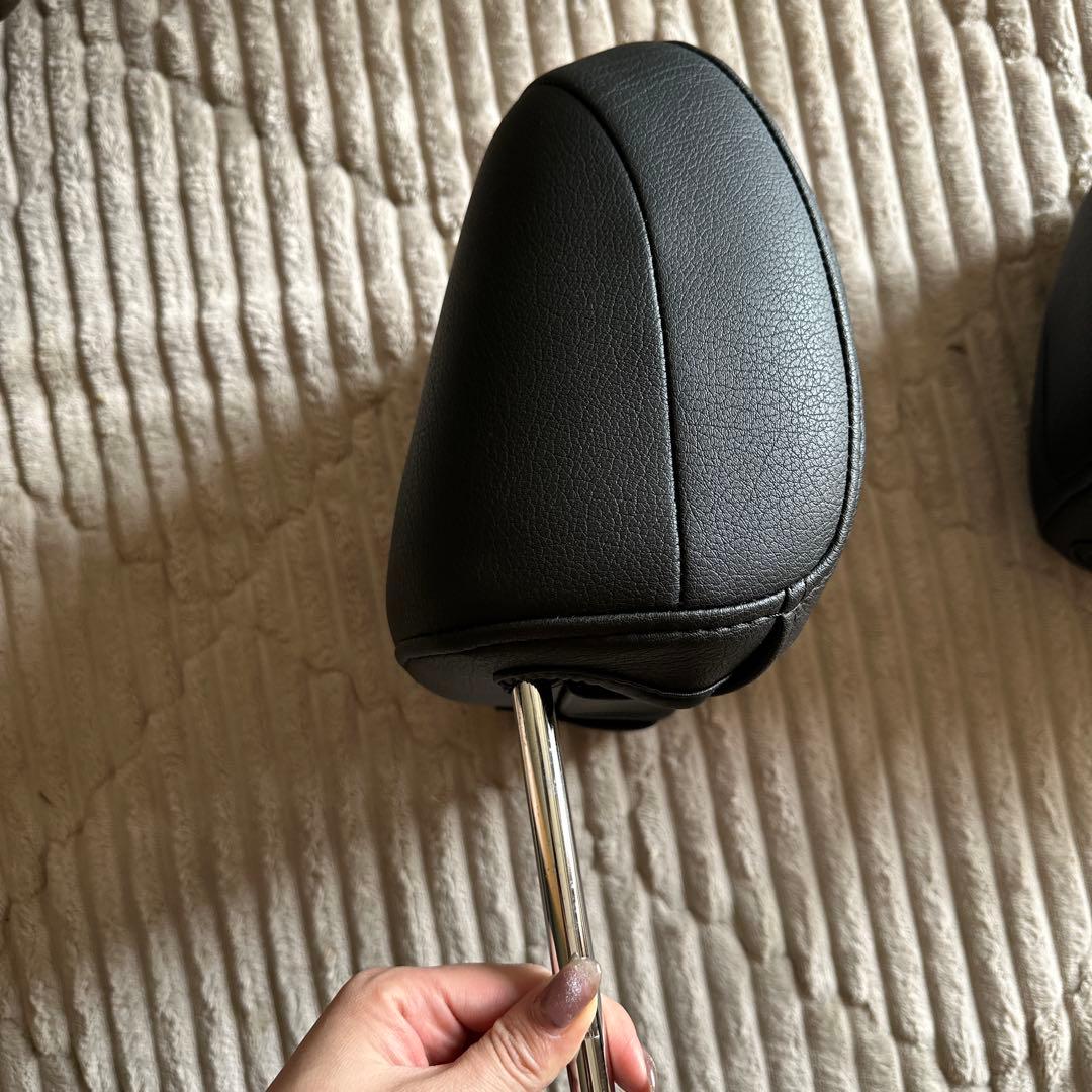 アルファード・ヴェルファイア s.z.x ヘッドレスト ブラックレザー