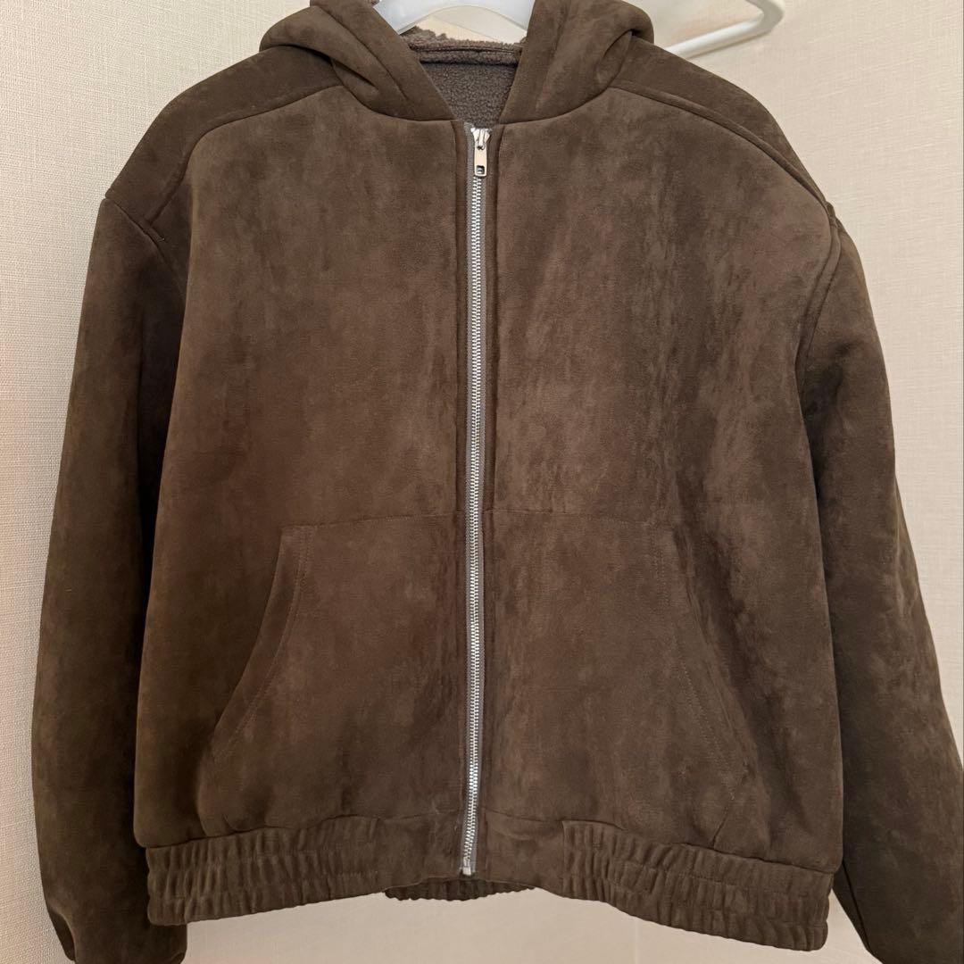 BLACK UP ベアビンパーカージップアップ