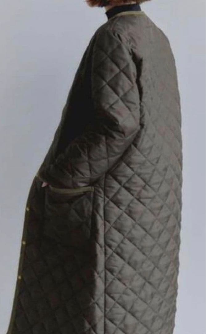 別注　ARKLEY ノーカラーロングキルティング…36