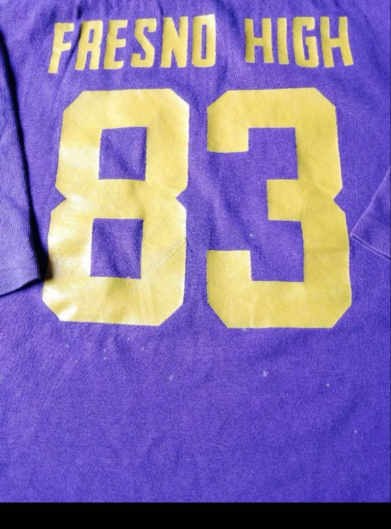 チャンピオン　フットボールTシャツ　バータグ