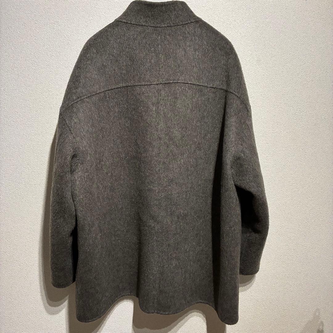 ジャケット・アウター nokcha bag set half coat charcoal