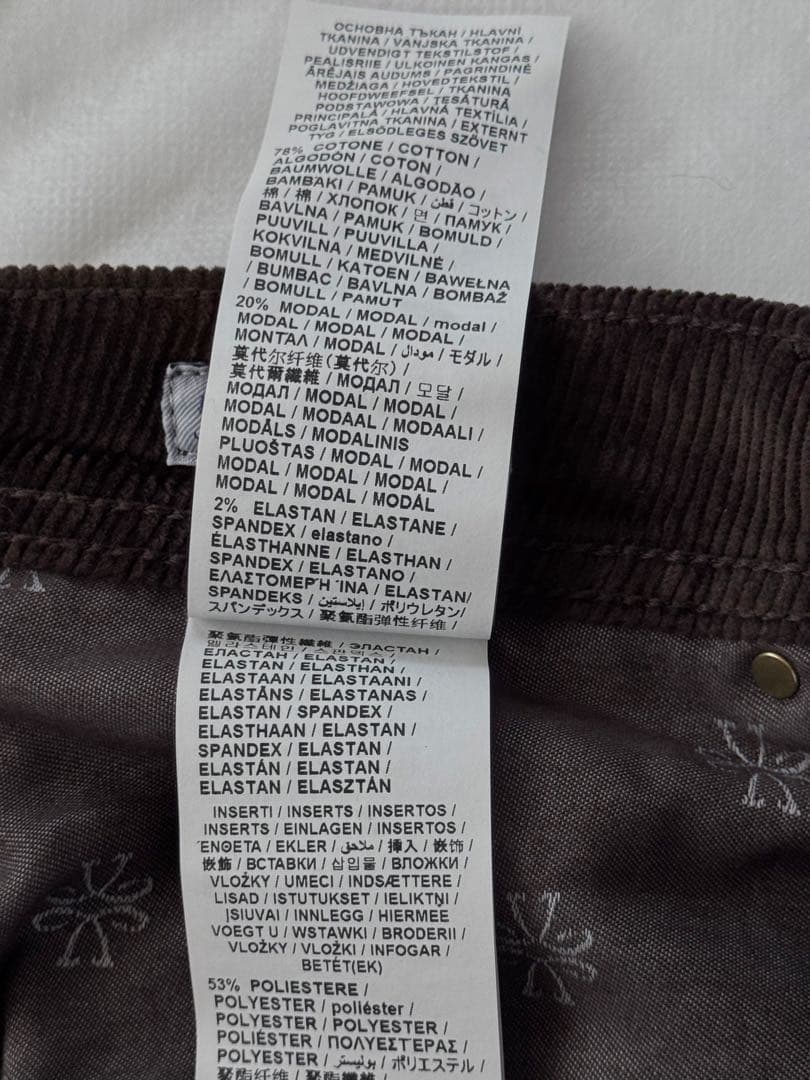 JACOB COHEN ヤコブコーエン NICK スリム コーデュロイパンツ