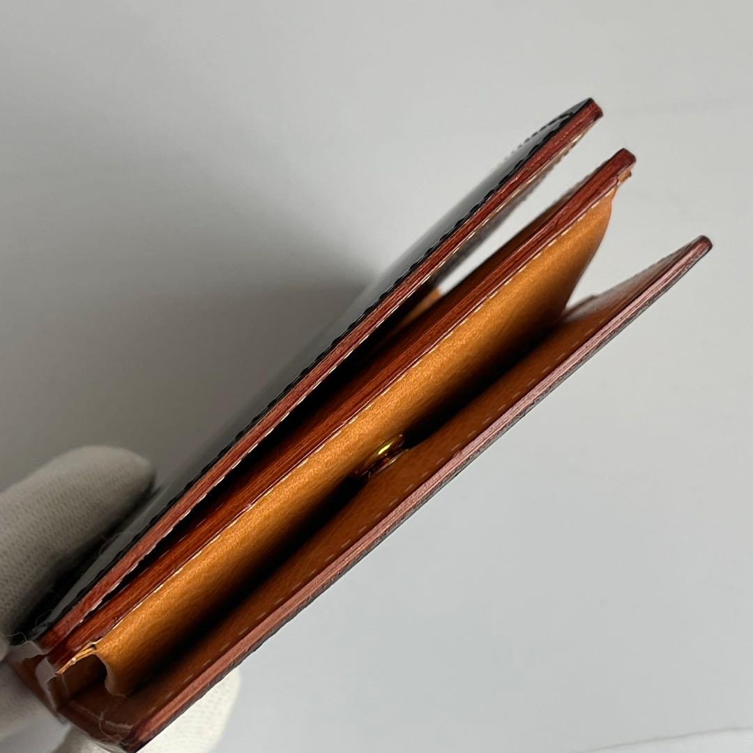 ✨未使用保管✨　GANZO シンブライドルレザー　ブラック　黒　財布　メンズ